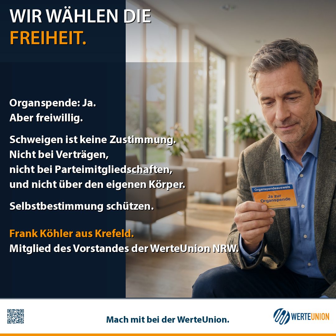Organspende freiwillig, Selbstbestimmung